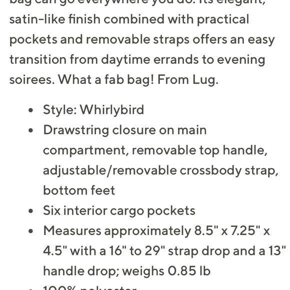 Lug Cream Crossbody Bucket Bag - Picture 5 of 5